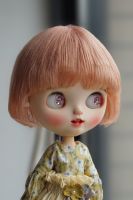 Qbaby Blythe Amydoll วิกผมเครื่องประดับตุ๊กตา BJD สำหรับตุ๊กตาของเล่นเด็กหญิงนมวิกไหมแฟชั่นน่ารักผมสั้นหน้าม้าวิกผมตุ๊กตาอุปกรณ์เสริมตุ๊กตา