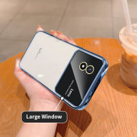 เคสใสชุบหรูหราสำหรับ Vivo Y02 Y02T ฟิล์มเลนส์ดีไซน์ใหม่ V2254 Y02A หุ้มเคสนิ่มใส่โทรศัพท์ฝาหลังซิลิโคนกันกระแทก