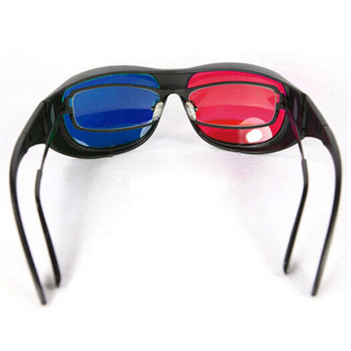 baoda-แว่นตา3d-สีแดงสีน้ำเงินสีดำสำหรับมิติ-anaglyph-tv-ภาพยนตร์-dvd-เกม