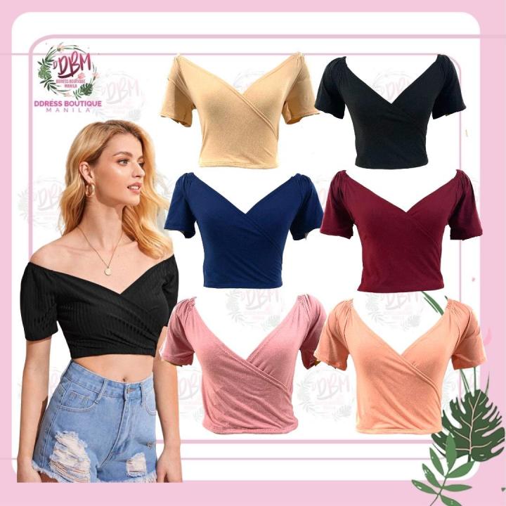 Ddress Boutique Clarisse Crop Tops Assorted Color, Tops for women ...
