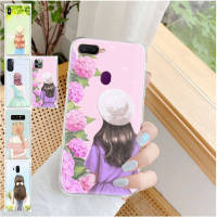 TT107 Girl Back Comics อ่อนนุ่ม เคสโทรศัพท์ หรับ OPPO Reno A16S A16 A91 Find x5 A53 A93 A56 A33 A78 A77S A53S A94 A17K A32 A95 A54 A54S A55 Pro TPU ปก