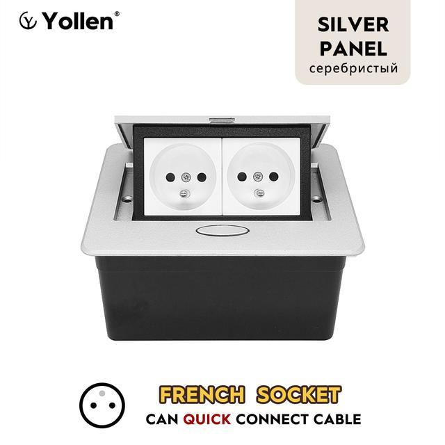 metal-panel-eur-version-ru-table-socket-2outlet-2usb-a-or-c-option-office-kitchen-cabinet-desktop-hidden-type-16a-power-module