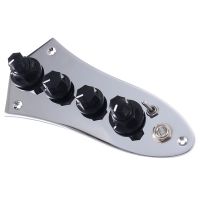 Universal 5 Jazz JB-08 Bass Loaded Control Plate for 4/5 String Bass Guitar Replacement Spare Parts Accessories