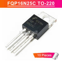 10pcs FQP16N25C TO-220 FQP 16N25C TO220 250V/15.6A N-Channel MOSFET Transistor new original