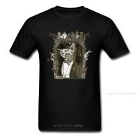 Steampunk Sphinx T-Shirt Men Tshirts Punk Design T Shirt Cotton Classic Tops Mens Tees Plus Size Clothes No Fade Printed Shirts 【Size S-4XL-5XL-6XL】