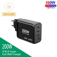 T017 LABS 3C 1A USB C PPS105W PD100W เครื่องชาร์จติดผนัง GaN สำหรับแล็ปท็อปที่ชาร์จยูเอสบีipad iPhone Xiaomi และอีกมากมาย