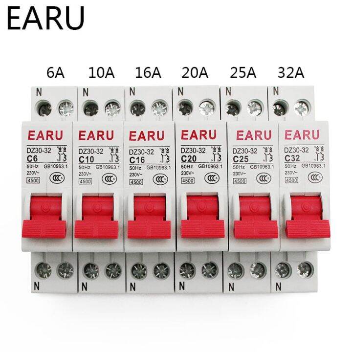 hot-sale-chukche-trading-shop-dz30-32-dpn-1pn-mini-เบรกเกอร์-mcb-6a-10a-16a-20a-25a-32a-din-rail-mounting-cutout-ขนาดเล็กในครัวเรือน-air-switch-oem-diy