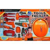 COCO TOY ของเล่น ชุดช่าง TOOLS FACILITY  จำลอง สำหรับเด็ก พร้อมหมวก 36778-47