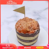 Zecetim 15PCS Delicate Glitter เล็ก ๆ สามเหลี่ยมธงเค้ก Toppers ปีใหม่ปาร์ตี้การประชุมประจำปีเค้าโครงตกแต่งเค้กเลือกเค้กผลไม้ขนมหวานใส่การ์ด