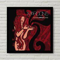 Maroon 5เพลงเกี่ยวกับปกอัลบั้มเพลงเจนโปสเตอร์ผ้าใบพิมพ์ลายภาพวาดตกแต่งบ้าน (ไร้กรอบ)