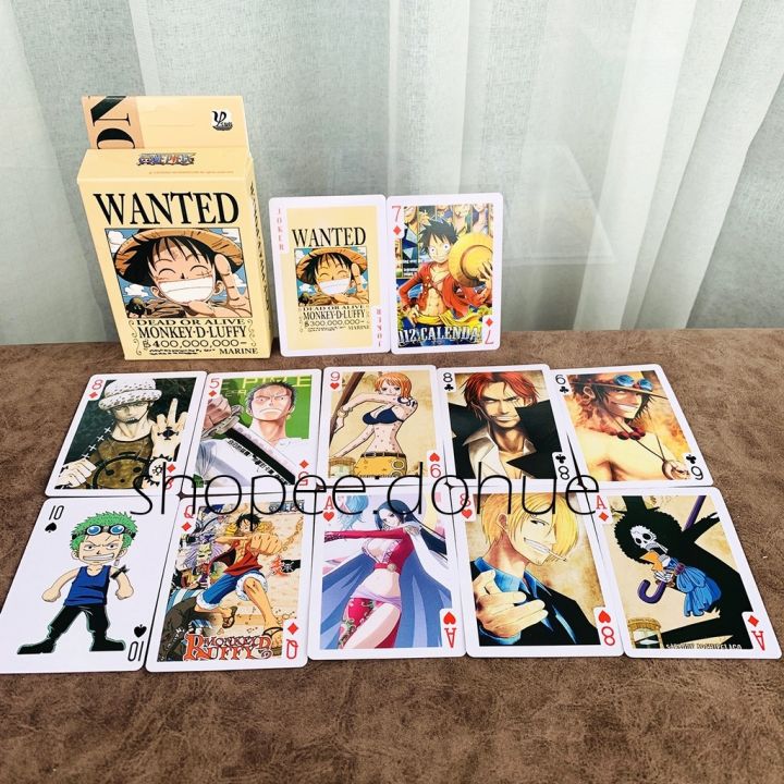 Nếu bạn yêu thích các nhân vật trong One Piece, Naruto và Dragon Ball, hãy xem bộ bài Tây Tú Lơ Khơ 54 lá in hình của chúng! Bộ bài này có hình ảnh đầy màu sắc và sẽ là món đồ chơi thú vị để giải trí cùng gia đình và bạn bè.