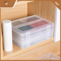 RESIGH FASHION Portable File Bag Transparent PP Desk Paper Organizer File Storage Box Information Box Organize Pocket Plastic Document Case