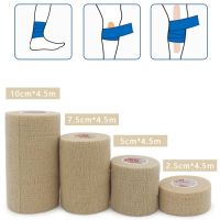 4 Pieces Sports Safety Bandage Self Adhesive Breathable Elastoplast Bandage Athletic Tape Muscle Pain Relief Trauma Medical