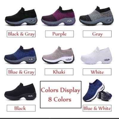 【Ready Stock】2021 Womens Fashion Casual Shoes Outdoor Kasut Wanita Slip Ons Sneakers Running Kasut Perempuan Plus Size Women Shoes