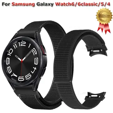 Samsung Galaxy Watch 6 Classic 43mm Nylon Strap with Buckle (Black