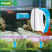 HATELI Magnetic Aquarium Fish Tank Glass Algae scrapers Glass Cleaner