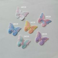 C28 Color thread embroidery Symphony Butterfly Cloth Sticker Butterfly Accessories Jewelry Accessories Clothing Accessories Patches