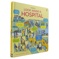 Usborne look inside hospital reveals the secrets of childrens English popular science in the hospital