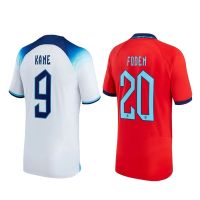 England 2022 World Cup jersey home and away 9 Kane 20 f soccer uniform Thai version of the jacket with short sleeves