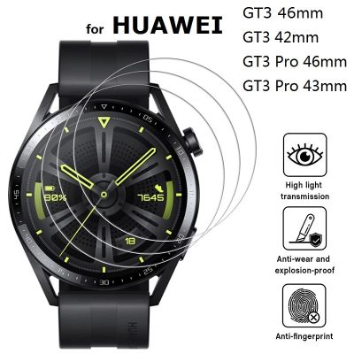 3PCS Smart Watch Screen Protector for Huawei Watch GT 3 Pro 43mm GT3 46MM 42MM Tempered Glass Scratch-proof Protective Film Screen Protectors