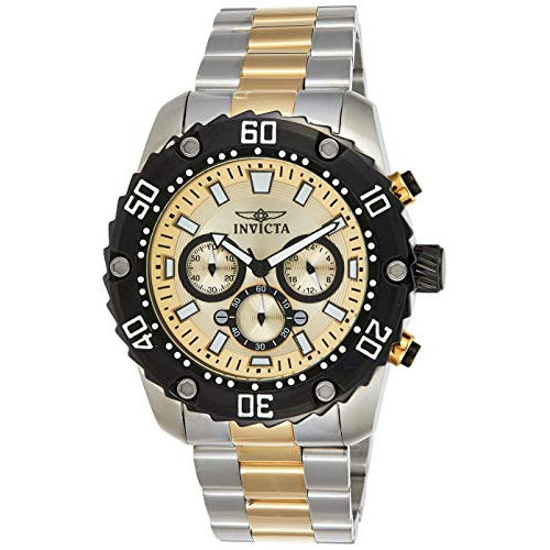 invicta-mens-pro-diver-stainless-steel-quartz-watch-with-two-tone-stainless-steel-strap-24-model-22519