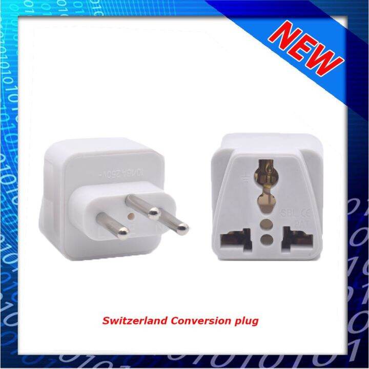 Switzerland Travel adapter Conversion plug Lazada