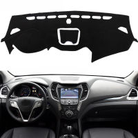 Car Dashboard Cover Mat Pad Sun Shade Instrument Cover Carpet Accessories For Hyundai Santa Fe IX45 Maxcruz 2013 2014 2015 -2018