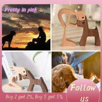 PRETTY IN PINK 1 ไม้สำหรับไม้ งานฝีมือไม้สำหรับสุนัข ชุดรูปแบบสุนัข งานฝีมืองานประดิษฐ์ ไม้แกะสลักไม้ ของใหม่ รูปปั้นรูปปั้นสุนัข โฮมออฟฟิศออฟฟิศ