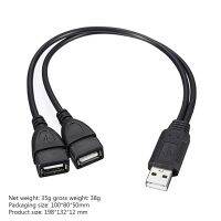 ฮ็อตวัตต์ USB สายเคเบิลข้อมูลความเร็วสูง2.0สายชาร์จส่วนขยายตัวแยกแบบ USB แข็งแรงทนทานสอง USB สำหรับผู้ชายและผู้หญิงขายดี