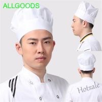 【hot sale】☽☃ D13 Baker Uniform White Cooking Cap Adult Hat Chef Hat