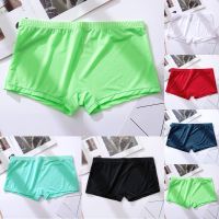 【Wrist watch】 Men  39;s Breathable Silk Briefs Shorts Bulge Underpants Ultra thin Mesh