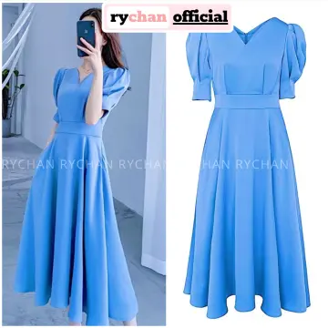 Váy cưới đẹp màu xanh ngọt ngào nữ tính  Tu Linh Boutique