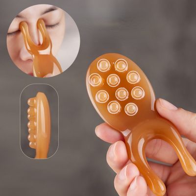 hot【DT】 Resin Face Lifting Guasha Scraping Massage Facial Tools Plate Puffiness Massager
