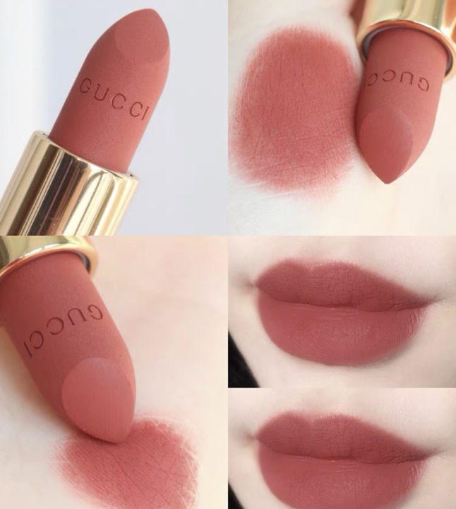 gucci-rouge-l-vres-mat-lip-colour-3-5g-505-janet-rust-208-they-met-in-argentina-ลิปสติกเนื้อแมทกำมะหยี่