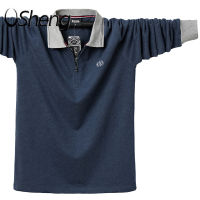 เสื้อยืดโปโลผู้ชาย VSheng แขนยาว M To 6XL ขนาดพิเศษเสื้อมีซิป