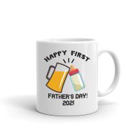 Happy First FatherS Day 2021 Coffee Mug - Funny Coffee Mug (White) - Great Gift