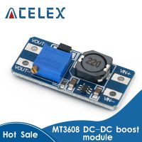 โมดูลบูสเตอร์จ่ายไฟคอนเวอร์เตอร์เพิ่มกำลัง Dc แบบ Mt3608 2a 28V สำหรับบอร์ดสเต็ป