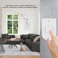 【COD】Wire Doorbell โรงเรียนโรงพยาบาลห้องปฏิบัติการ Ring Bell Chime ABS ติดผนัง