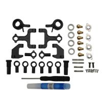 Metal Upper and Lower Swing Arm Steering Cup Set for WPL D12 D22 D32 D42 1/10 RC Car Upgrade Parts Accessories Kit