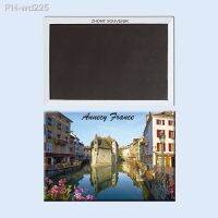 Blooming embankmentn Anney France 22633 gifts for friends Landscape Magnetic refrigerator Travel souvenirs