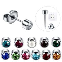 【LZ】✹❈  Aço e Estéril Ear Piercing Gun Brincos Arma para Pierce Ears Stud Cartilagem Gem Ear Tragus Piercings Helix 2pcs por conjunto