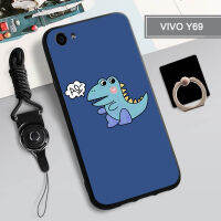 ฝามีที่ถือวงแหวนและเชือก TPUPhone เคสโทรศัพท์ Y69เคสสำหรับ VIVO TPU แบบนิ่มทำคลุมทั้งหมดกล่อง