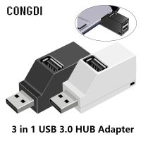 3 in 1 HUB USB 3.0 Adapter Splitter Extender Multi Port Hub USB Adapter For Macbook Laptop OTG Charging HUB Adapters For xiaomi USB Hubs