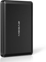 320GB External Hard Drive - MegaZ Backup Slim 2.5 Portable HDD USB 3.0 for PC, Mac, Laptop, PS4, Xbox one and Chromebook, 3 Year Warranty 320GB Black