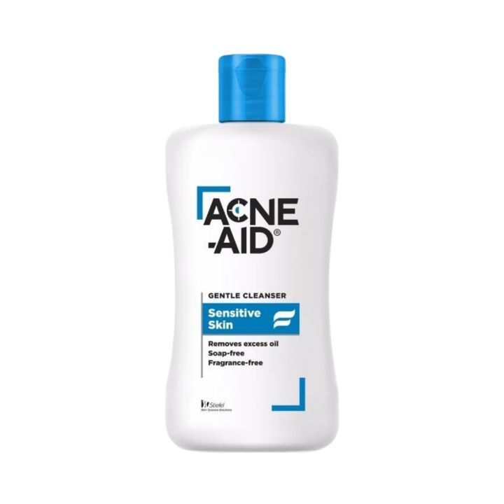 acne-aid-gentle-cleanser-100-ml-สีฟ้า-สบู่เหลวล้างหน้า-เหมาะสำหรับผิวแพ้ง่าย-ที่มีแนวโน้มเป็นสิว