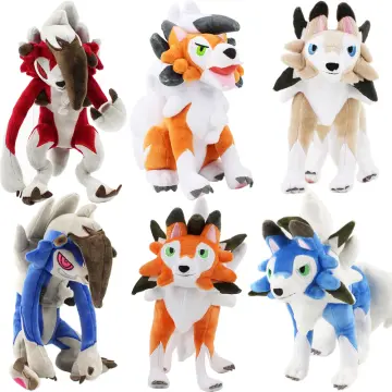 Anime Pokemon Plush Shiny Lycanroc Lunala Yveltal Mega Salamence