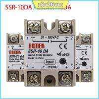 Z3V36VRC ปกติเปิด3-32V DC อินพุต10A 40A 25A รีเลย์สถานะของแข็ง SSR-10DA SSR-25DA SSR-40DA สำหรับการควบคุมอุณหภูมิ PID โมดูลเฟสเดียว