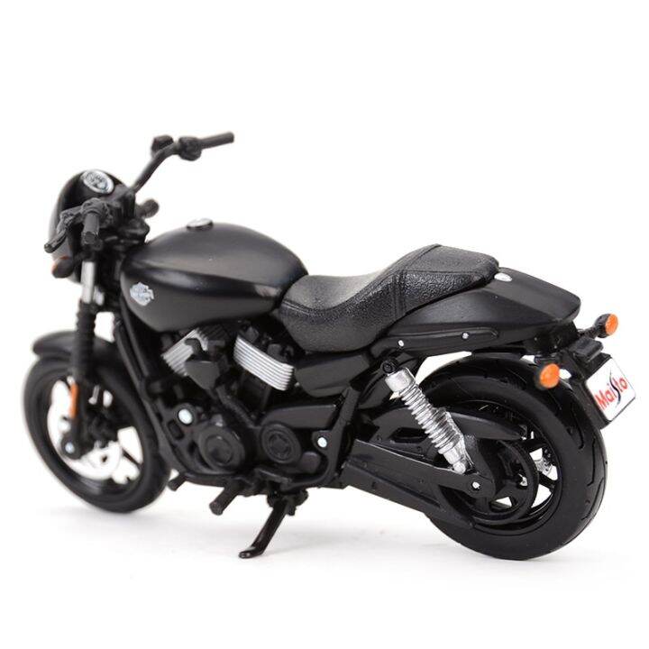 maisto-1-18-harley-davidson-2015ถนน750ยานพาหนะหล่อตายสะสมงานอดิเรกของเล่นแบบจำลองรถมอเตอร์ไซค์