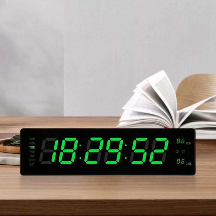 นาฬิกาดิจิตอลตั้งโต๊ะ-wdlever-มีนาฬิกาปลุกตั้งโต๊ะ-led-สำหรับห้องโถงข้างห้องนอน