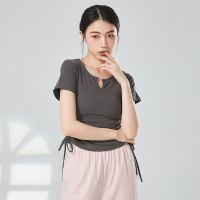 ┋❅¤ Modern Dance Clothing Design Sense Niche Unique Hot Girl Front Shoulder Top Classical Dance Dance Clothing Ethnic Dance Practice Clothing